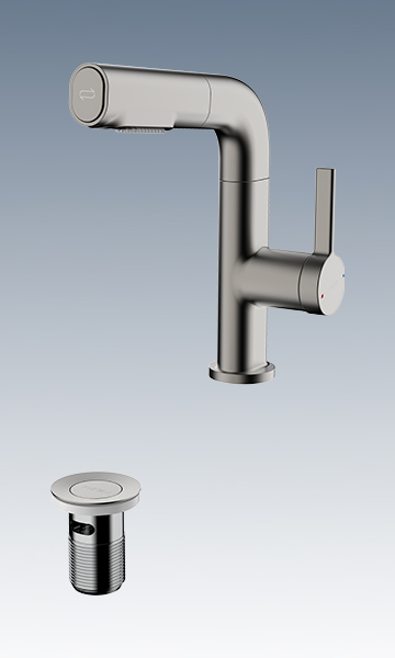 HMF158-115-SH蜜桃视频APP色版网站抽拉面盆龙头